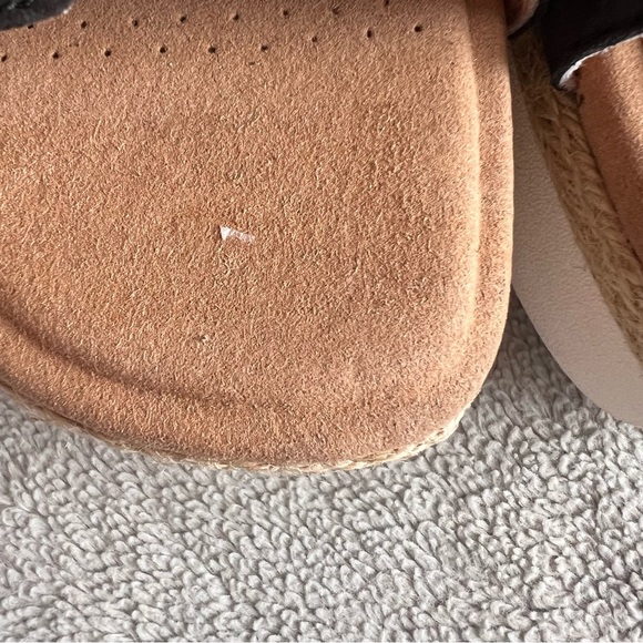 NWT Clarks Lana Beach Flatform Slip-On Platform Sandal Animal Print Black Camo - Picture 11 of 12